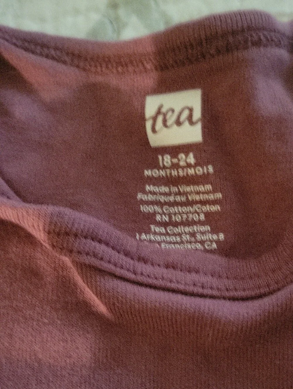 Tea Collection Plum Bunny Popsicle One-Piece